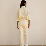 The Crease Jean in Ecru