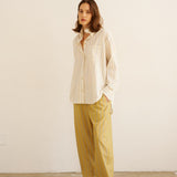The Boxer Pant in Golden Stripe