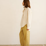 The Boxer Pant in Golden Stripe