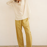 The Essential Shirt in Ivory Stripe