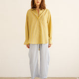 The Boxer Pant in Baby Blue Stripe