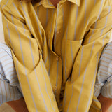 The Essential Shirt in Golden Stripe