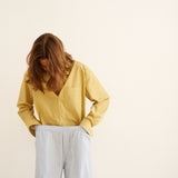 The Boxer Pant in Baby Blue Stripe