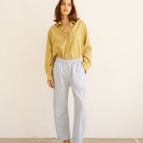 The Boxer Pant in Baby Blue Stripe