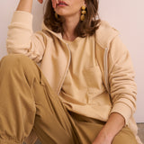 The Bird Hoodie in Butter