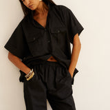 The Boxer Pant in Black