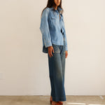 The Coming and Going Jean in Marine Indigo