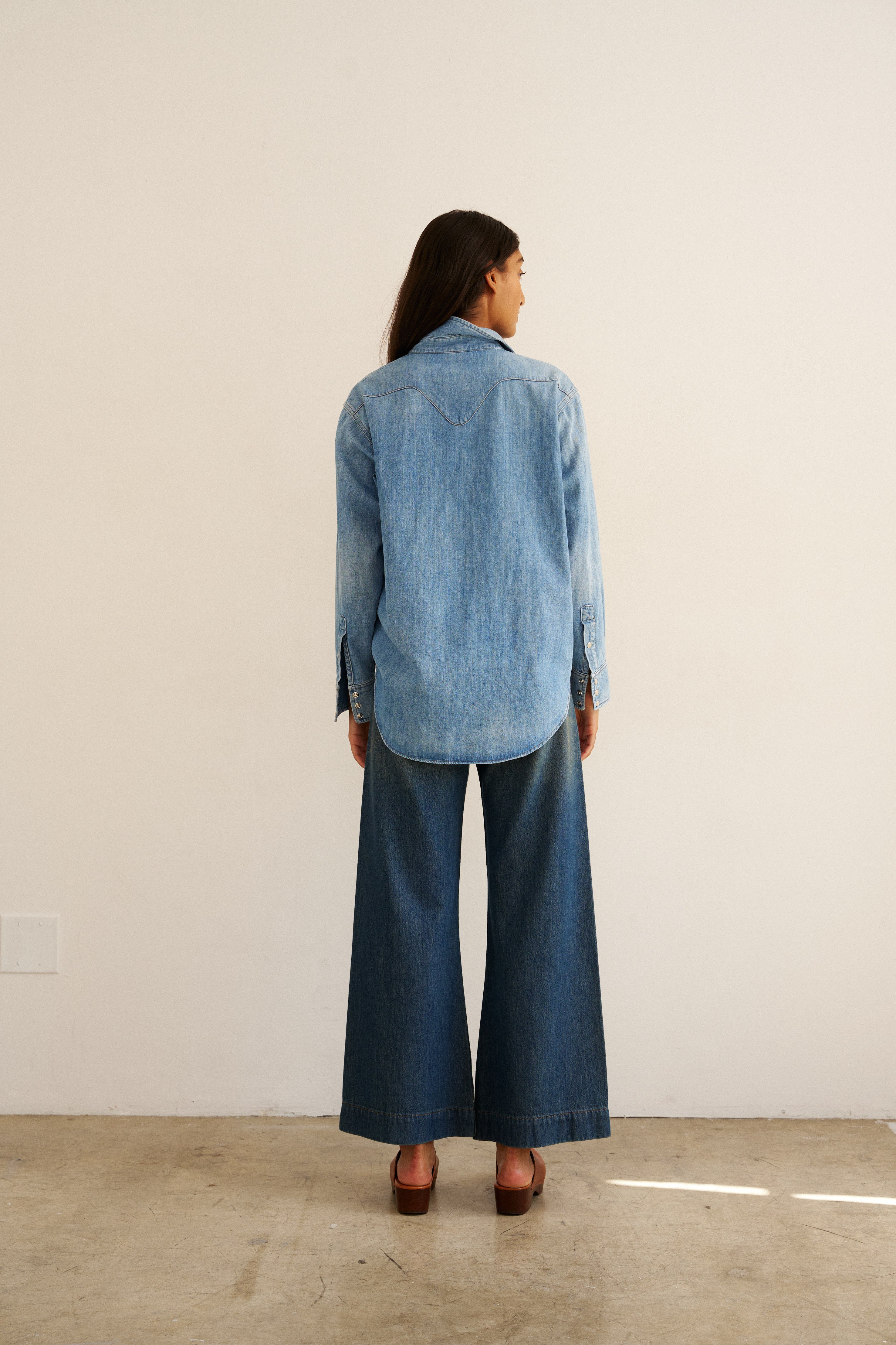 The Coming and Going Jean in Marine Indigo