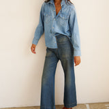 The Coming and Going Jean in Marine Indigo