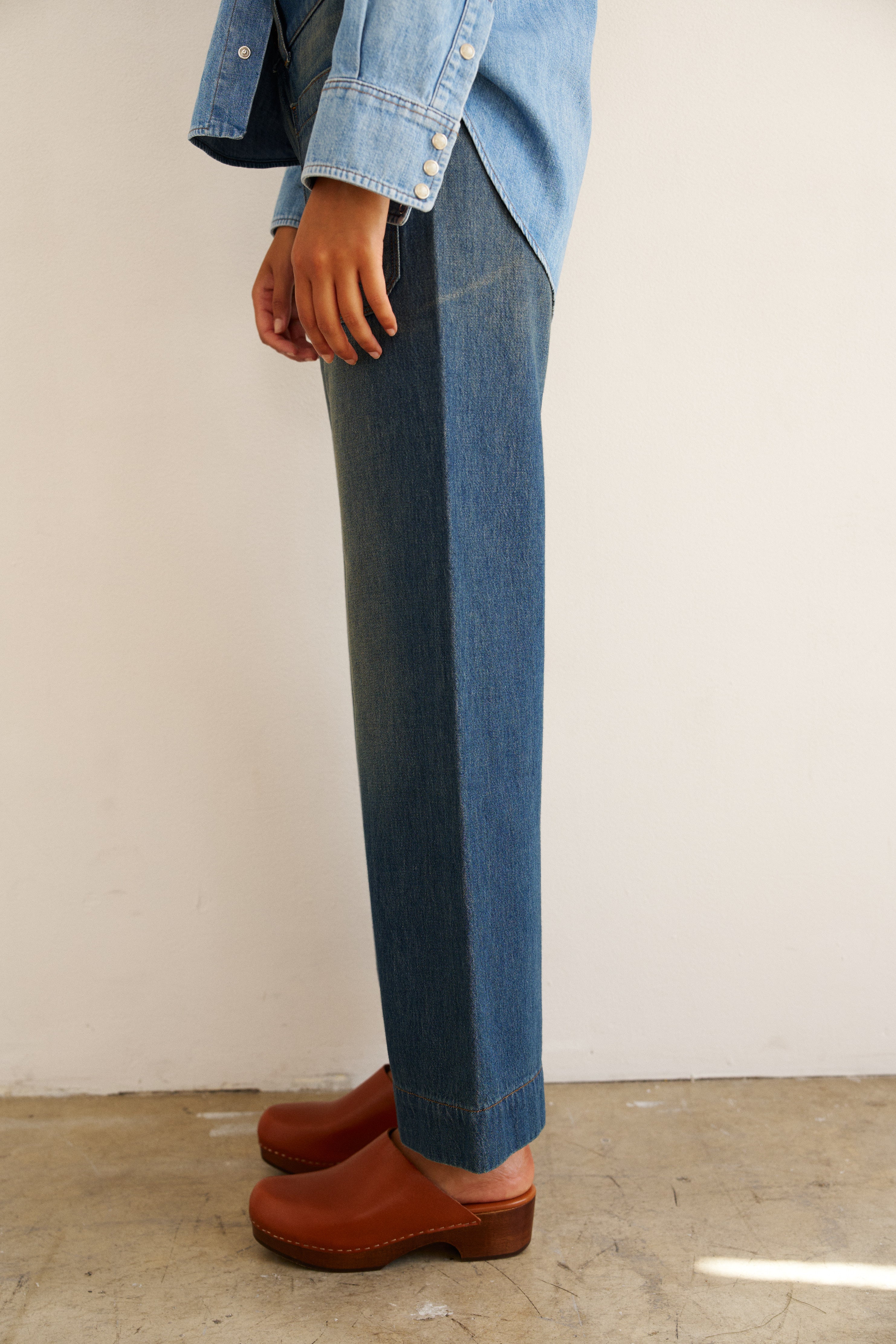 The Coming and Going Jean in Marine Indigo