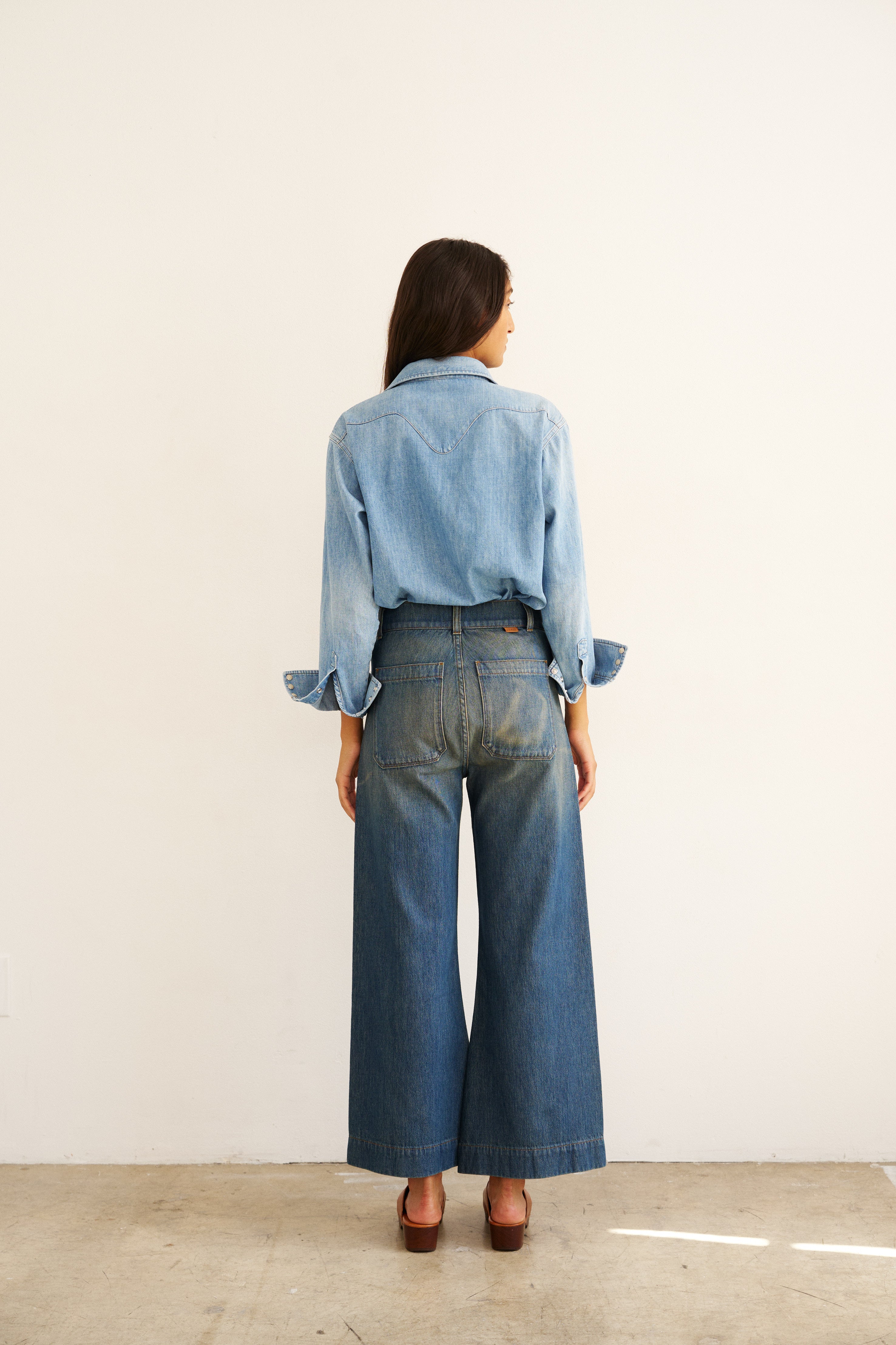 The Coming and Going Jean in Marine Indigo