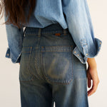 The Coming and Going Jean in Marine Indigo