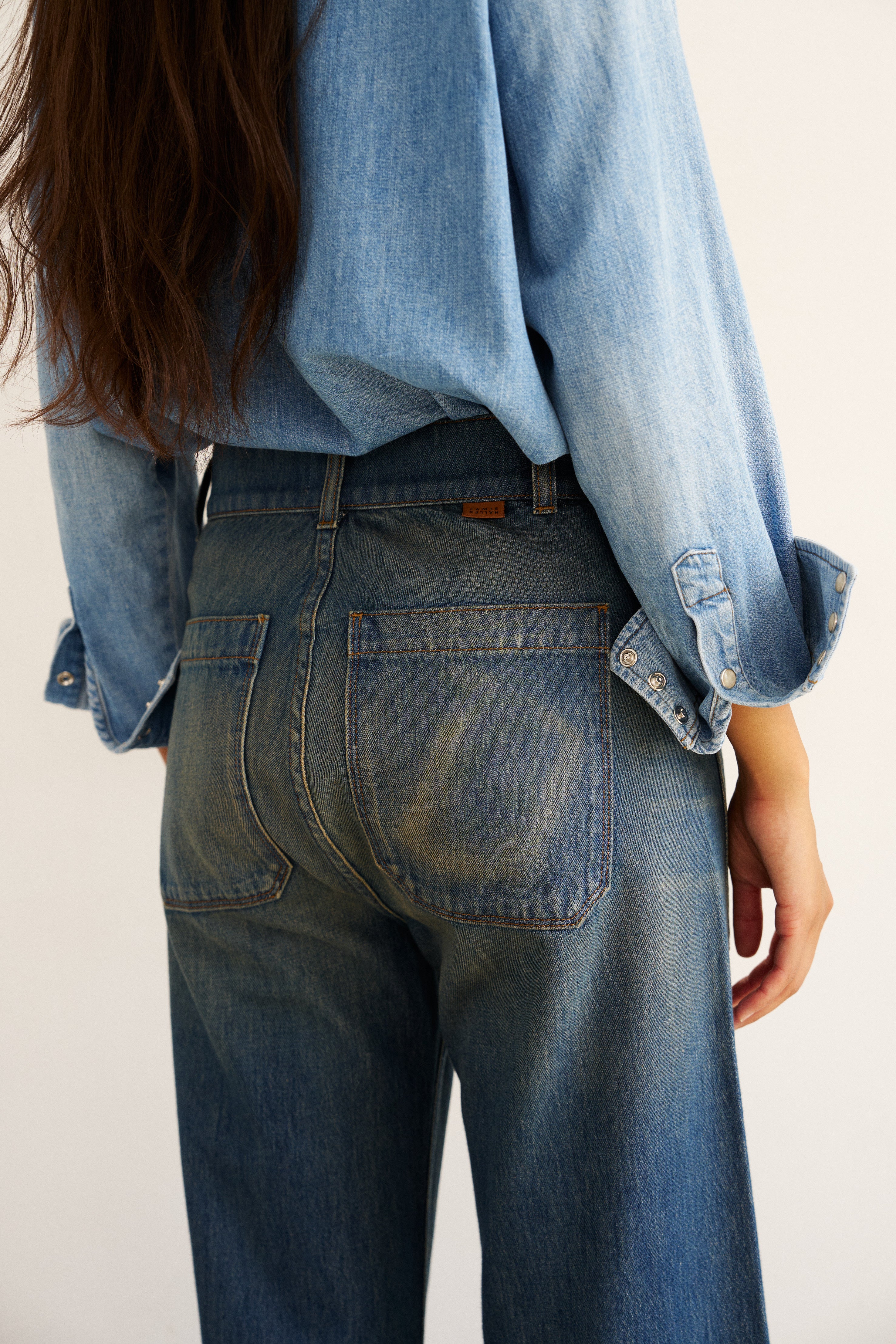 The Coming and Going Jean in Marine Indigo