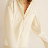 The Weekend Shirt in Ecru