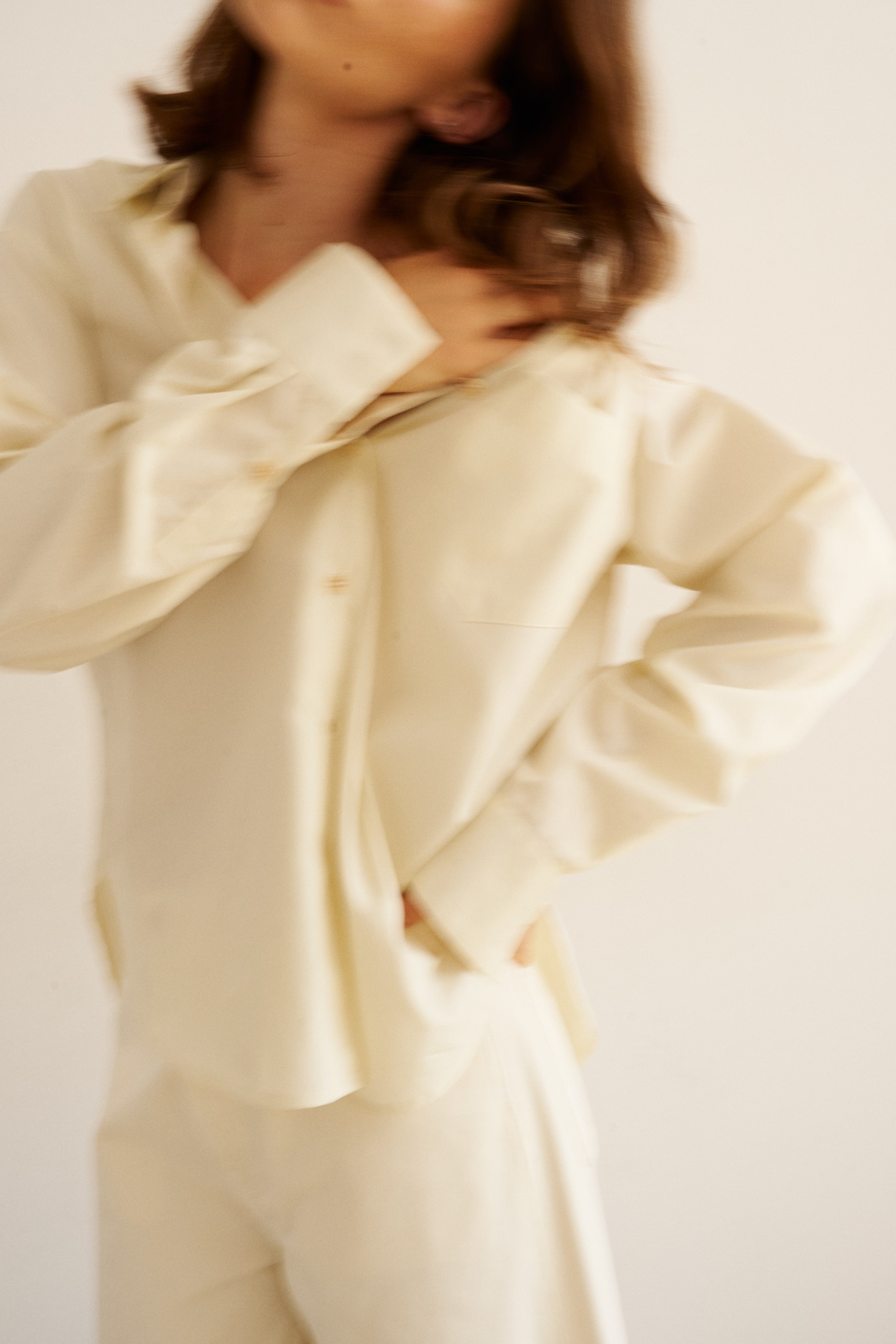 The Weekend Shirt in Ecru