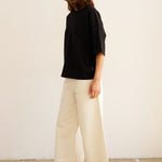 The Draped Tee in Black