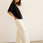 The Draped Tee in Black