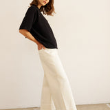 The Draped Tee in Black