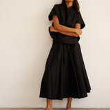 The Italian Summer Skirt in Black