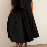 The Italian Summer Skirt in Black
