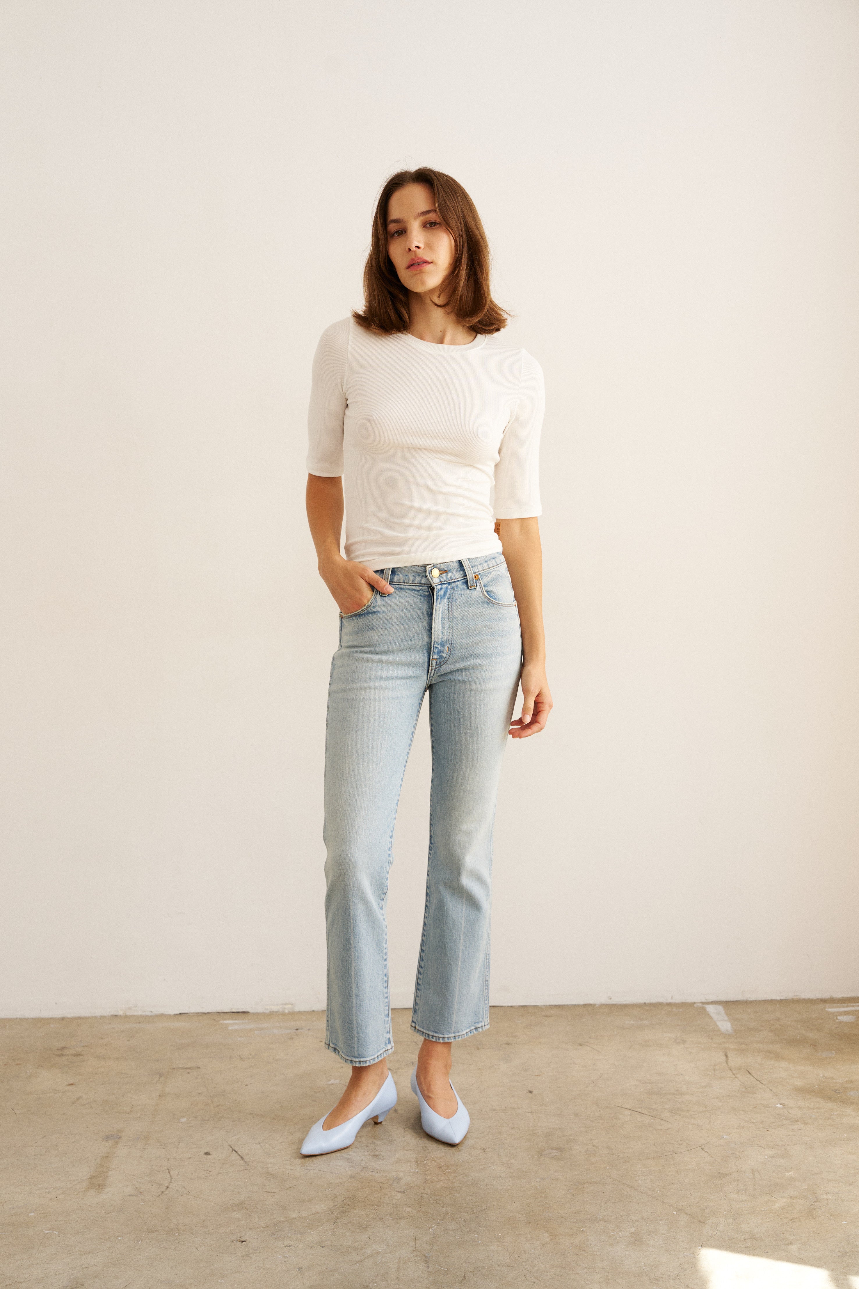 The Rooney Mid in Light Vintage