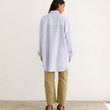 The Artist Shirt in Baby Blue Stripe