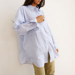The Artist Shirt in Baby Blue Stripe