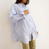 The Artist Shirt in Baby Blue Stripe