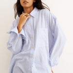 The Artist Shirt in Baby Blue Stripe