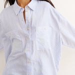 The Artist Shirt in Baby Blue Stripe
