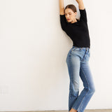 The Rib Elbow Crew in Black