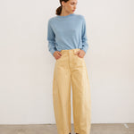 The Baggy Painter Crop in Butter