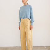 The Baggy Painter Crop in Butter