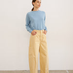 The Baggy Painter Crop in Butter