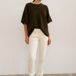 The Cashmere Tee in Loden