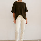The Cashmere Tee in Loden
