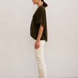 The Cashmere Tee in Loden