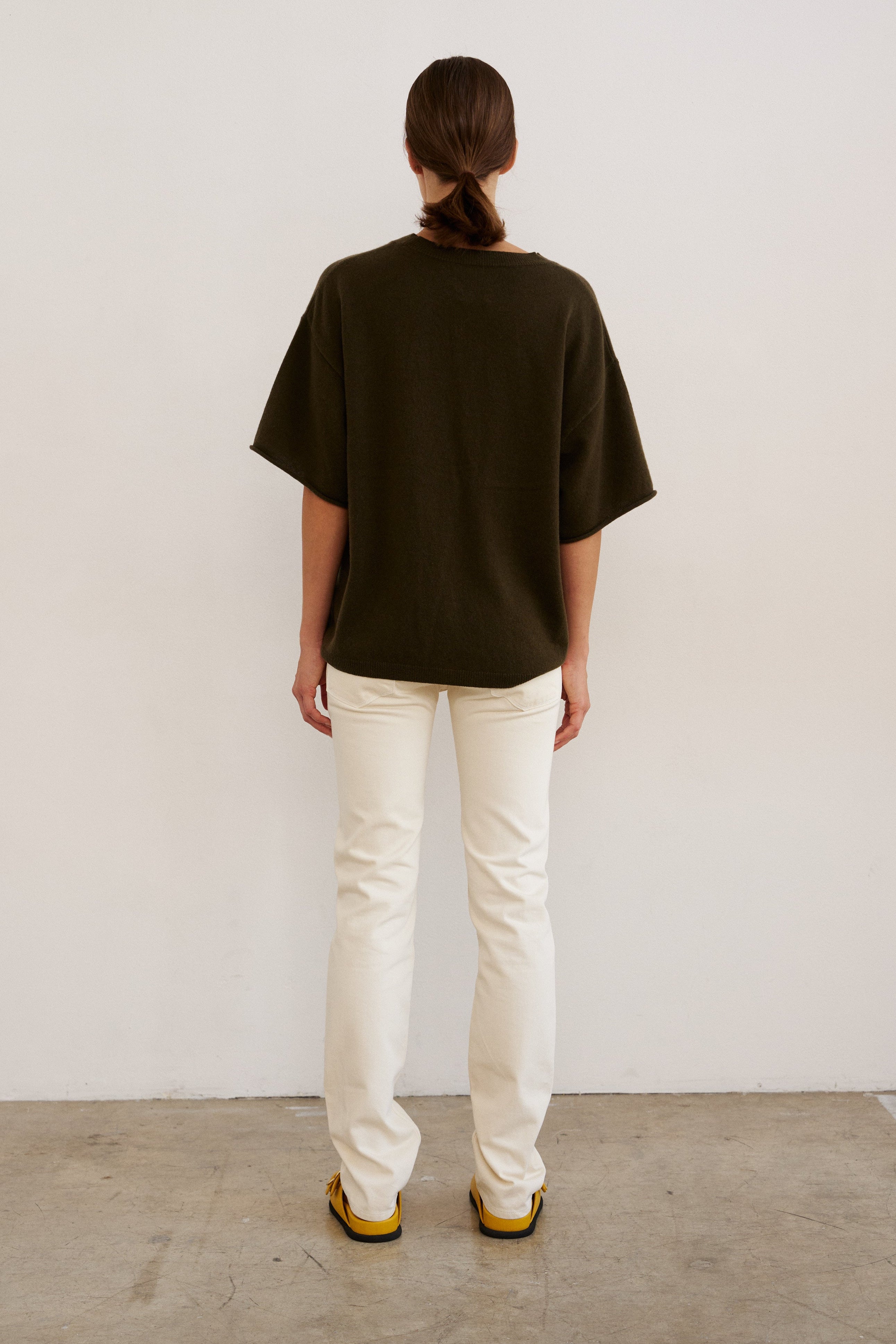 The Cashmere Tee in Loden