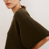 The Cashmere Tee in Loden