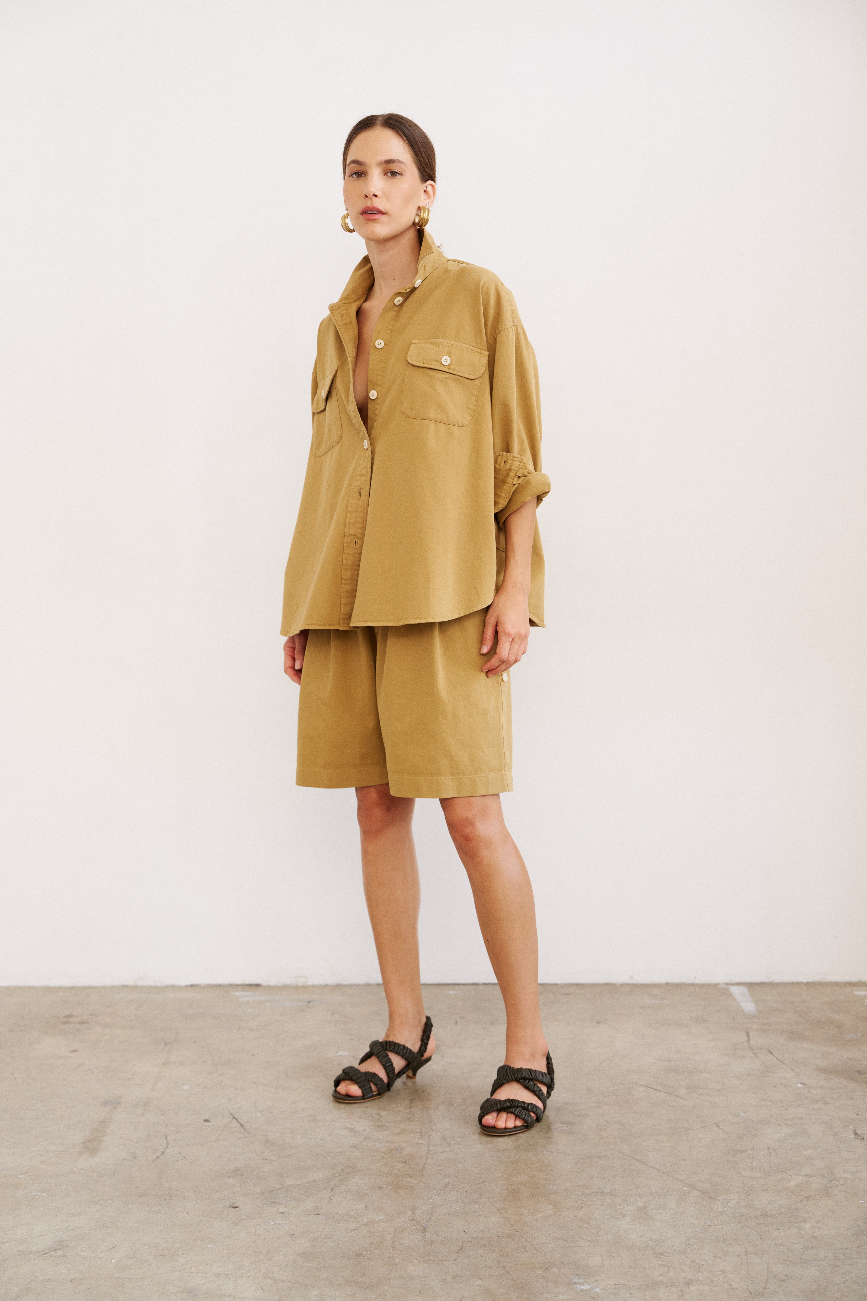 The Big Shirt in Tan