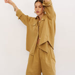 The Big Shirt in Tan