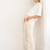 The Crease Jean in Ecru