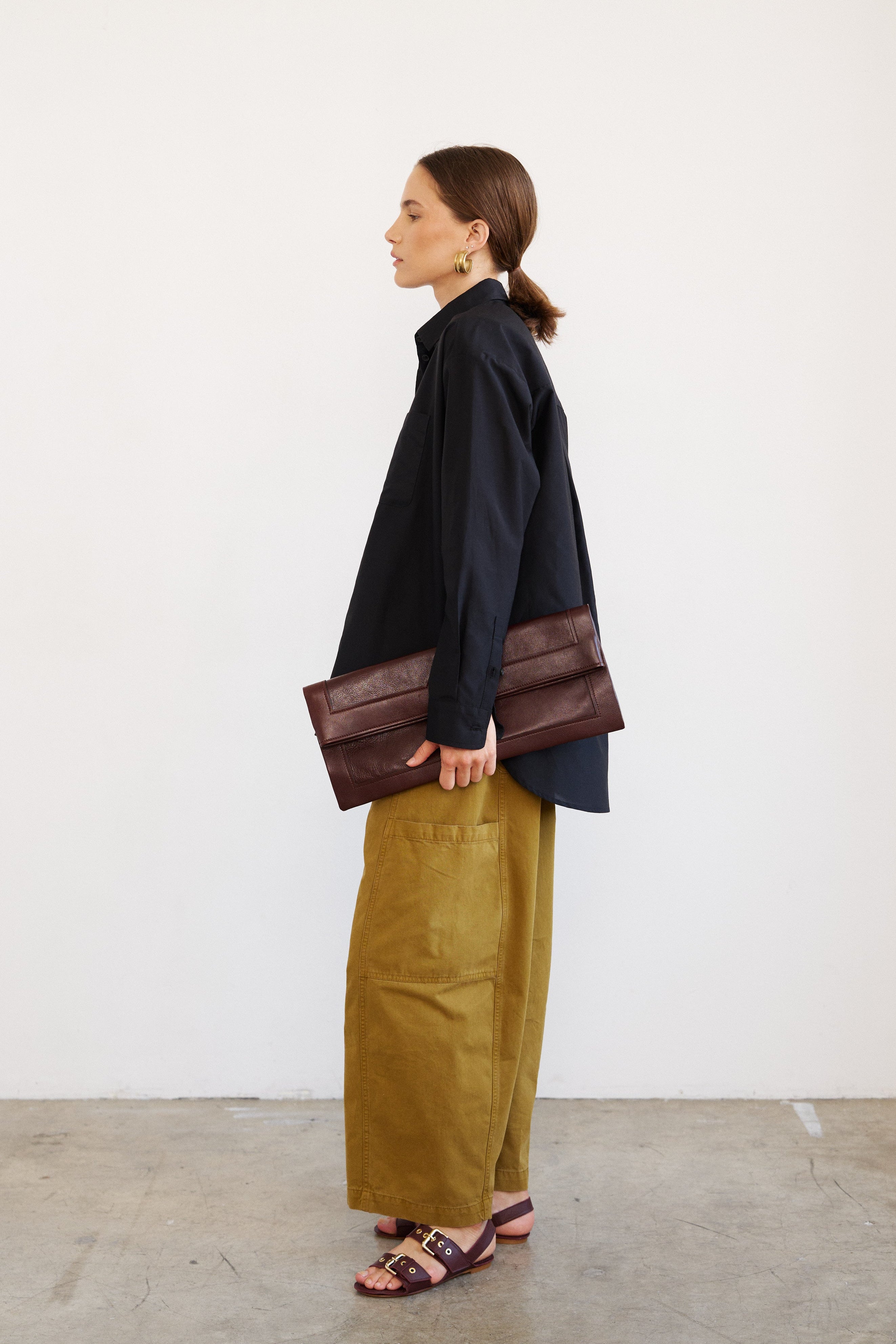 The Baggy Painter Crop in Avo