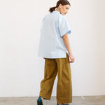 The Baggy Painter Crop in Avo