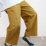 The Baggy Painter Crop in Avo