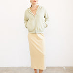 The Column Skirt in Butter