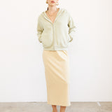 The Column Skirt in Butter