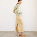 The Column Skirt in Butter