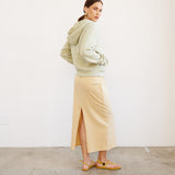 The Column Skirt in Butter