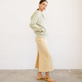 The Column Skirt in Butter